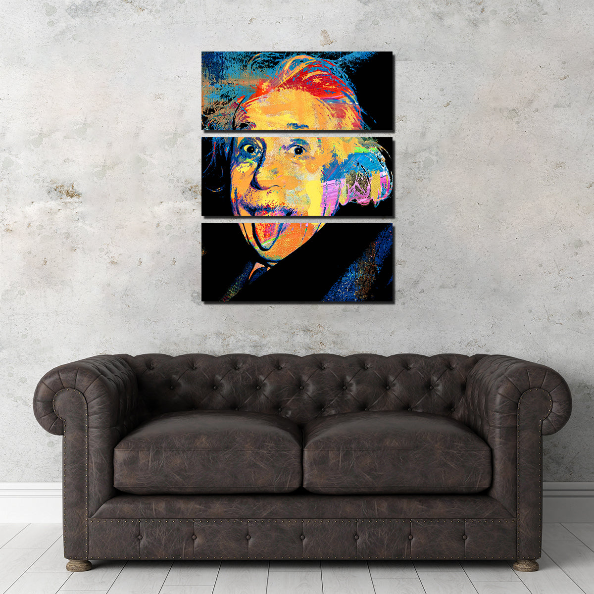 Stunning Albert Einstein Wall Art by Stephen Chambers