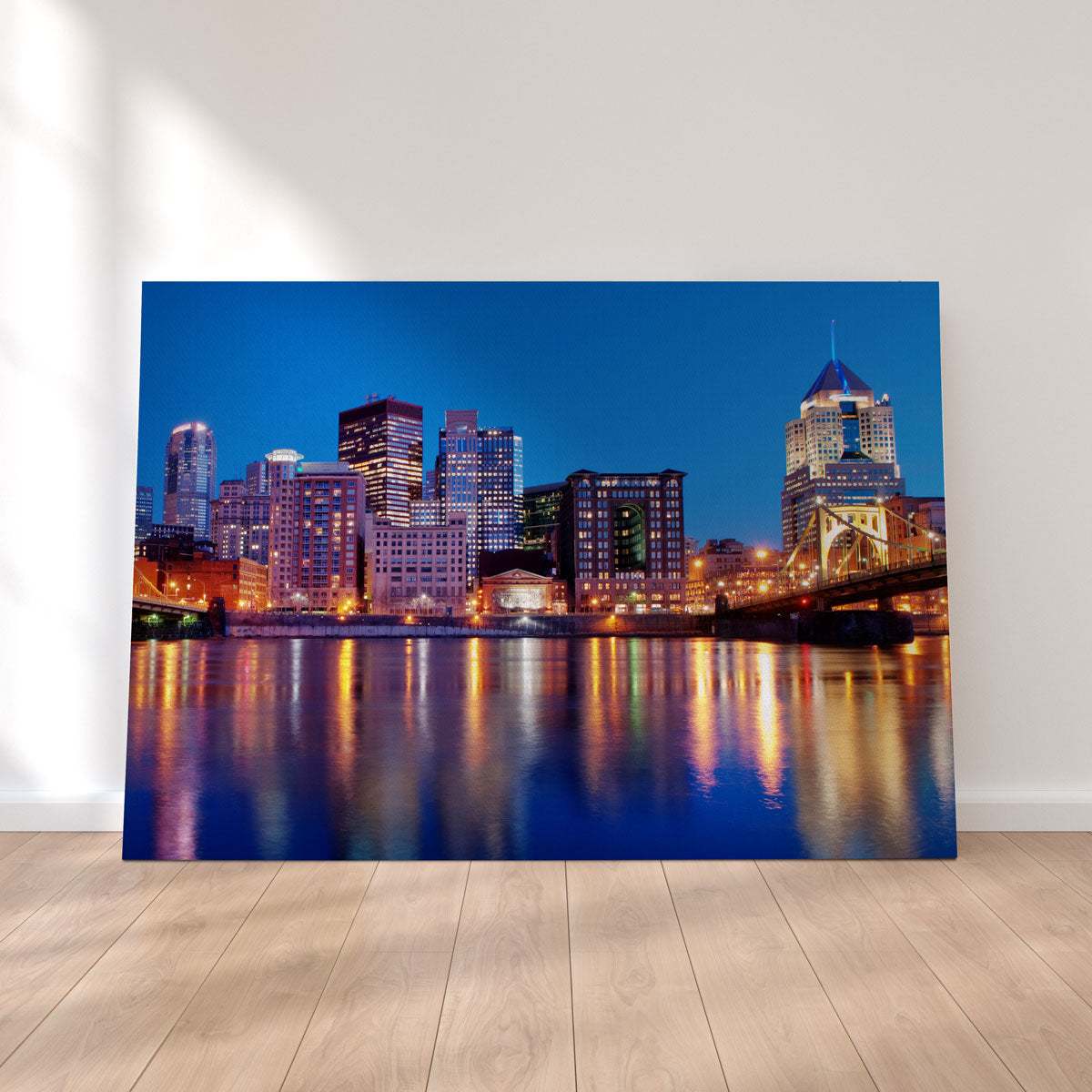 Enchanting Pittsburgh at Night Wall Art for Stunning Home Decor