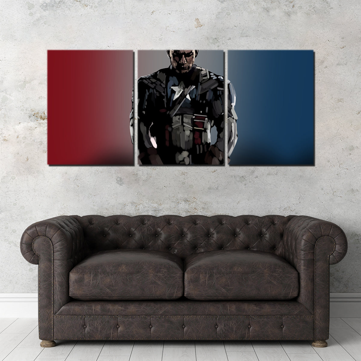 Captain America's Cap and His Shield Wall Art by Andy Brackpool
