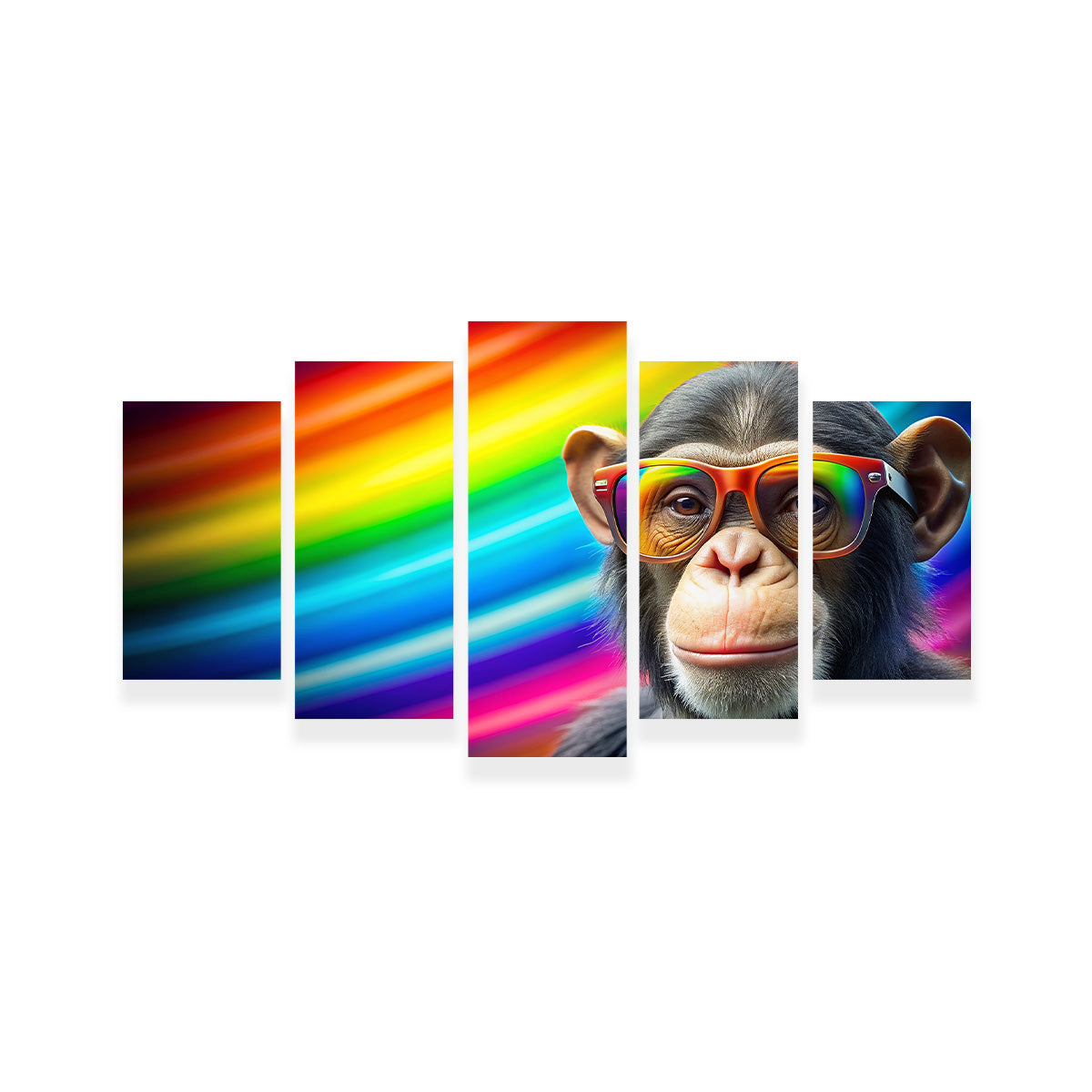 Vibrant Monkey Color Wall Art for Stunning Home Decor