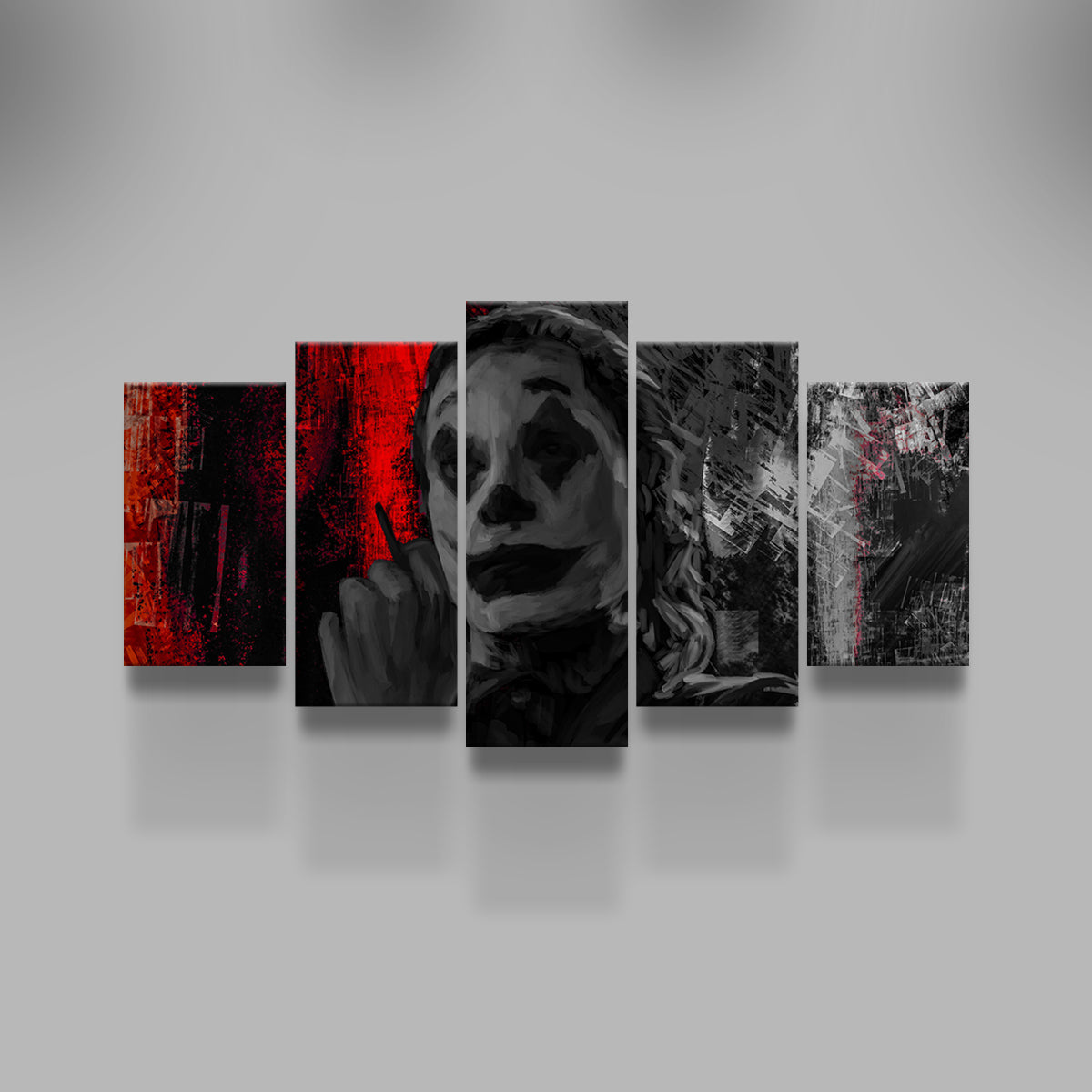 Eye - Catching Smoking Joker Wall Art by Andy Brackpool