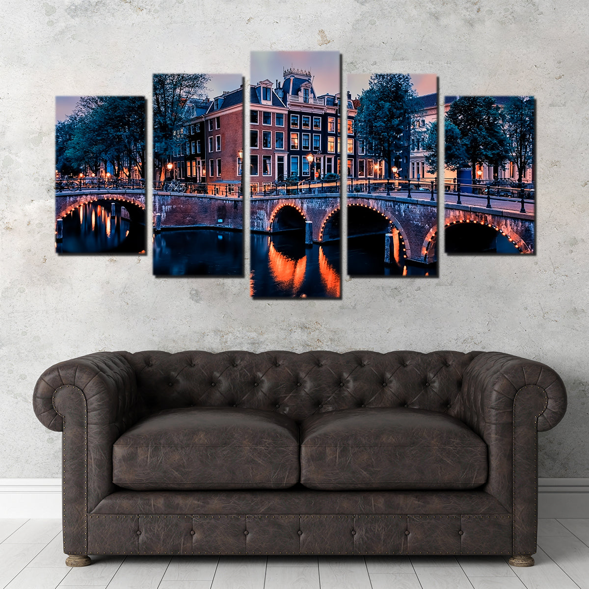 Gorgeous Amsterdam Sunset Wall Art - Ideal Decor for Any Space