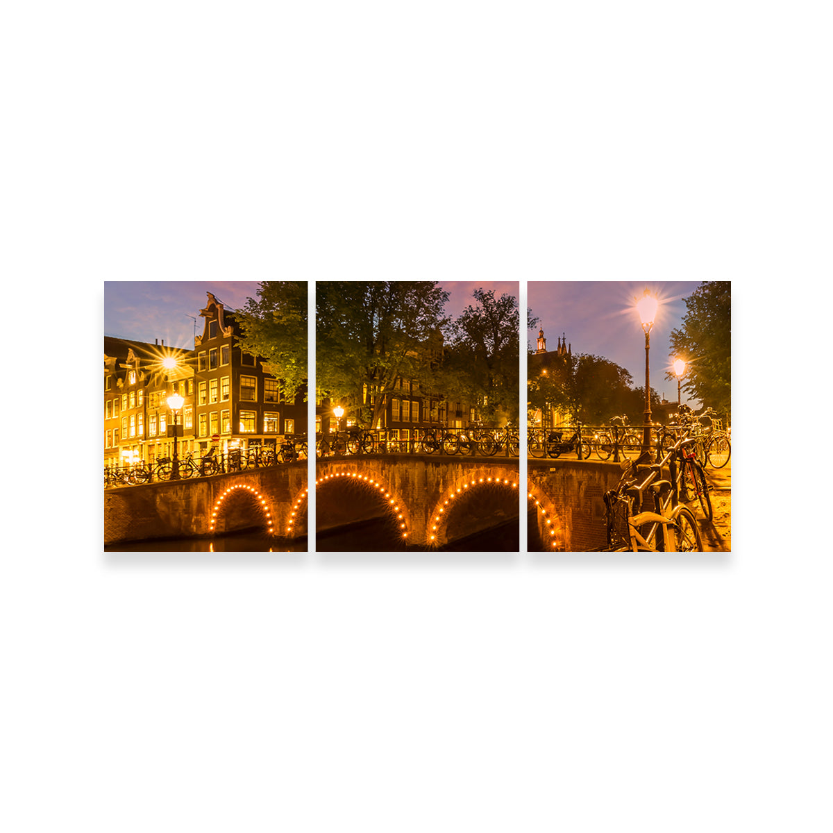 Stunning Amsterdam From Keizersgracht Wall Art by Melanie Viola