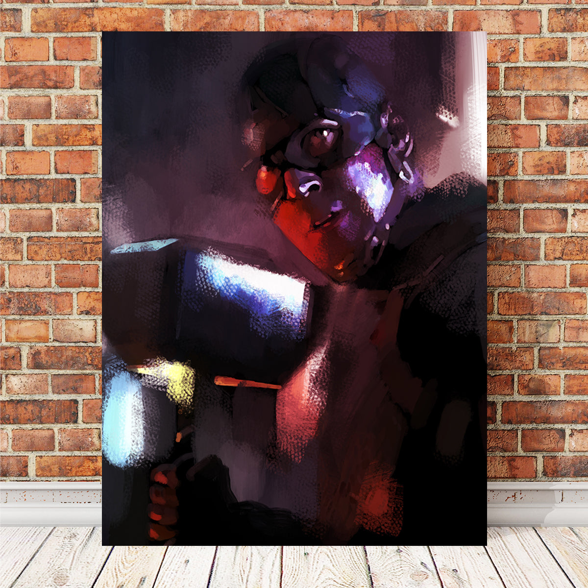 Cap And The Hammer Wall Art - Stunning Andy Brackpool Canvas Print