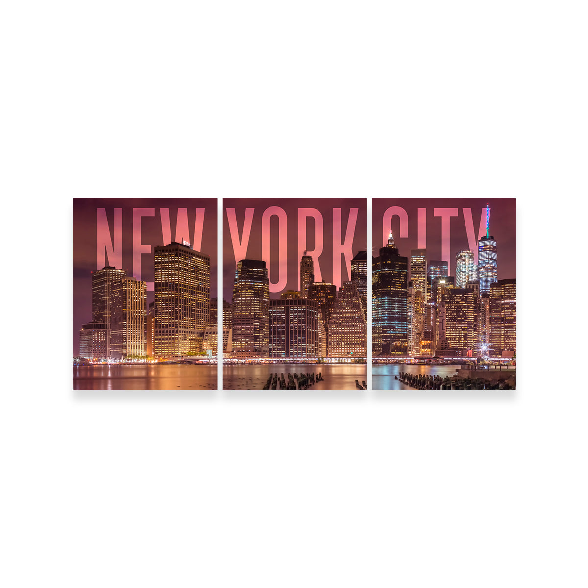 Stunning New York City Skyline Panorama Wall Art for Your Home Decor