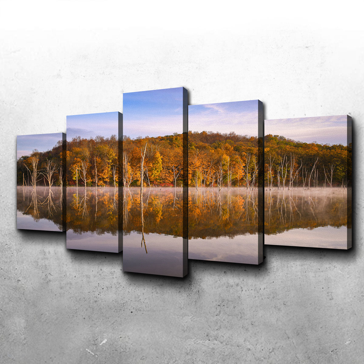Exquisite Monksville Mist Wall Art by Dennis Maida