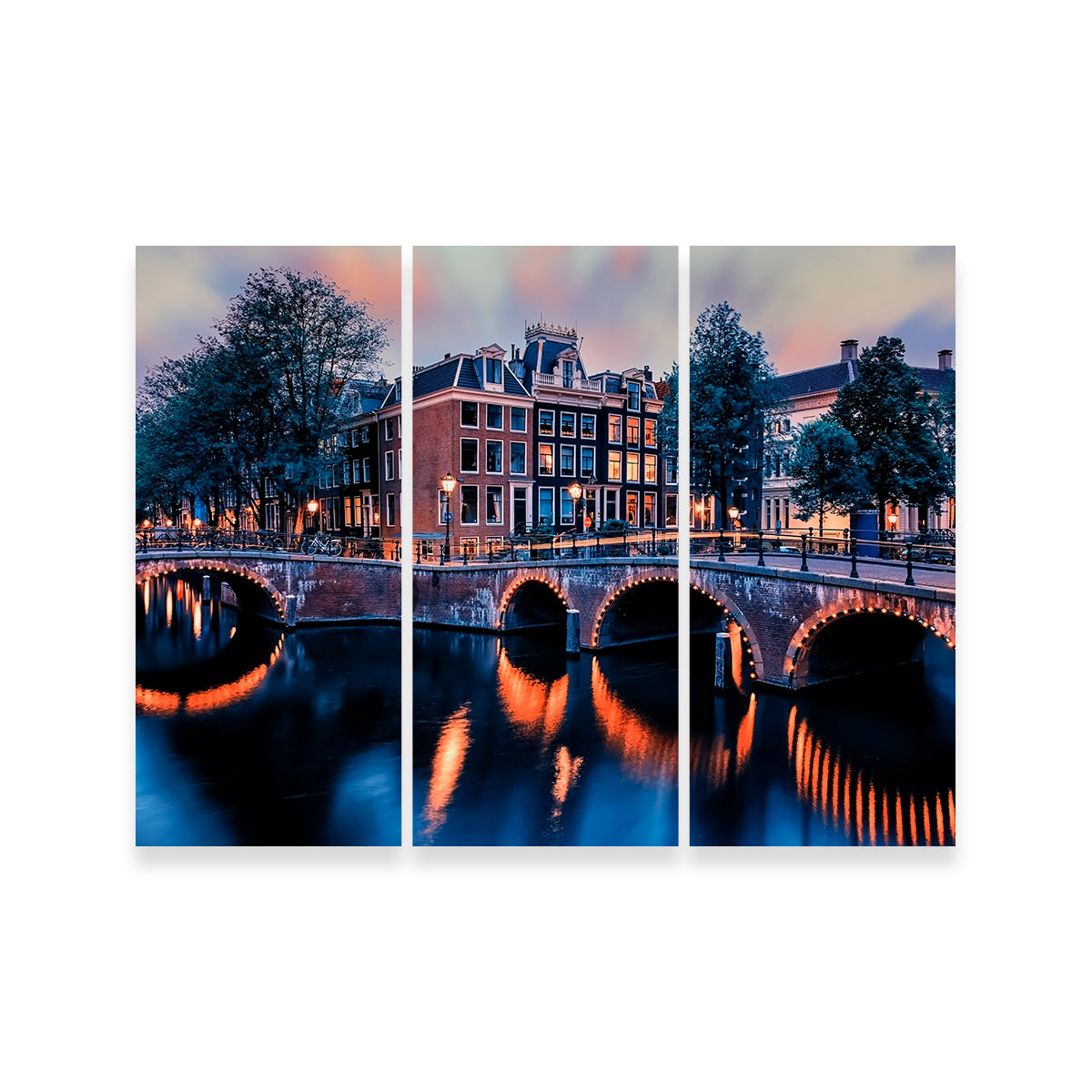 Gorgeous Amsterdam Sunset Wall Art - Ideal Decor for Any Space