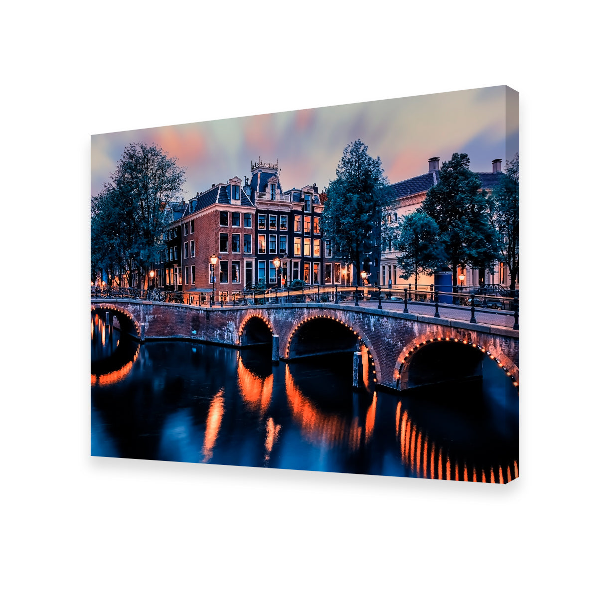 Gorgeous Amsterdam Sunset Wall Art - Ideal Decor for Any Space