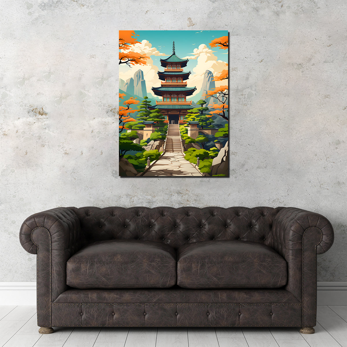 Exquisite Ancient Architecture Wall Art by Valth Graphics