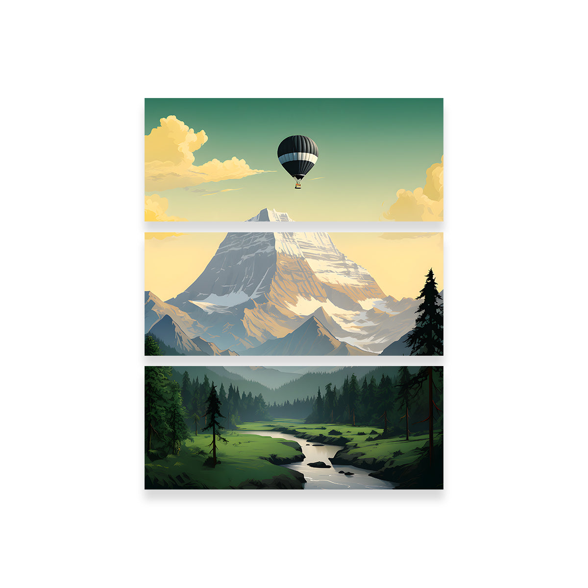 Stunning Nepal - Everest Wall Art by Valth Graphics