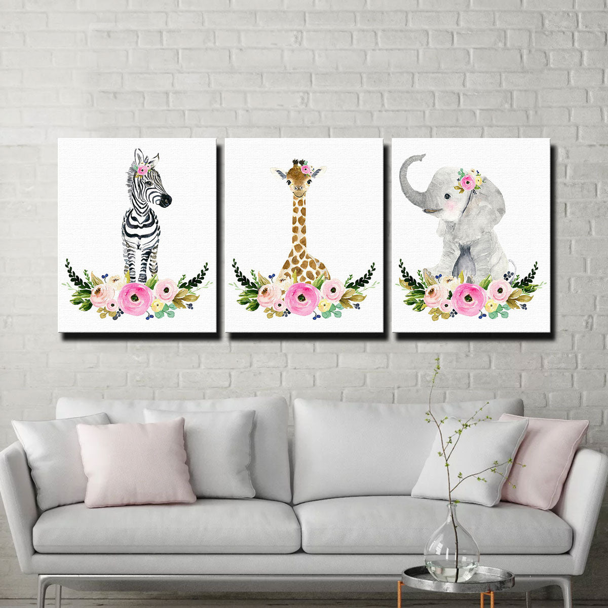 Adorable Nursery Animals Wall Art for a Charming Decor