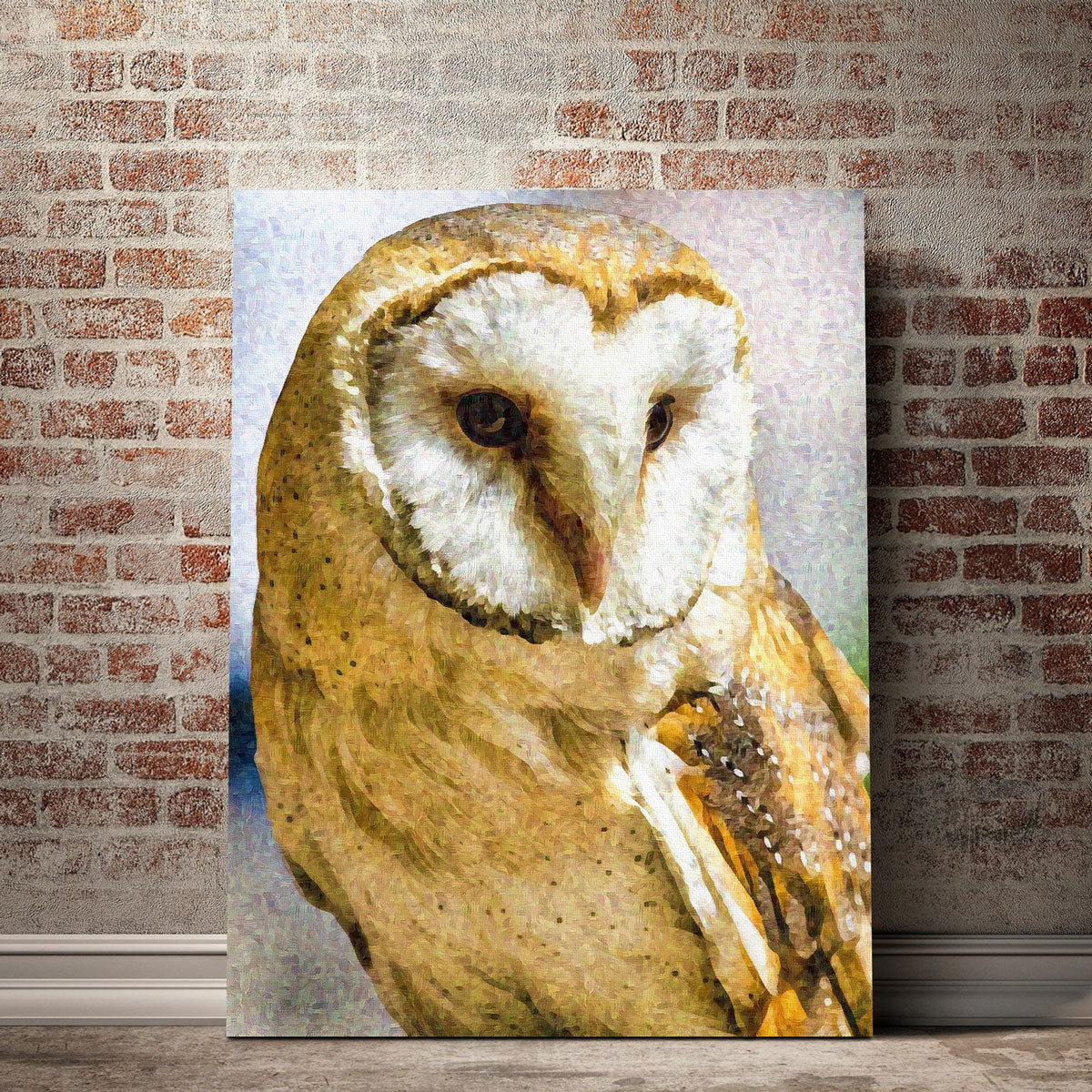 Exquisite Barn Owl Wall Art by Denise Dundon