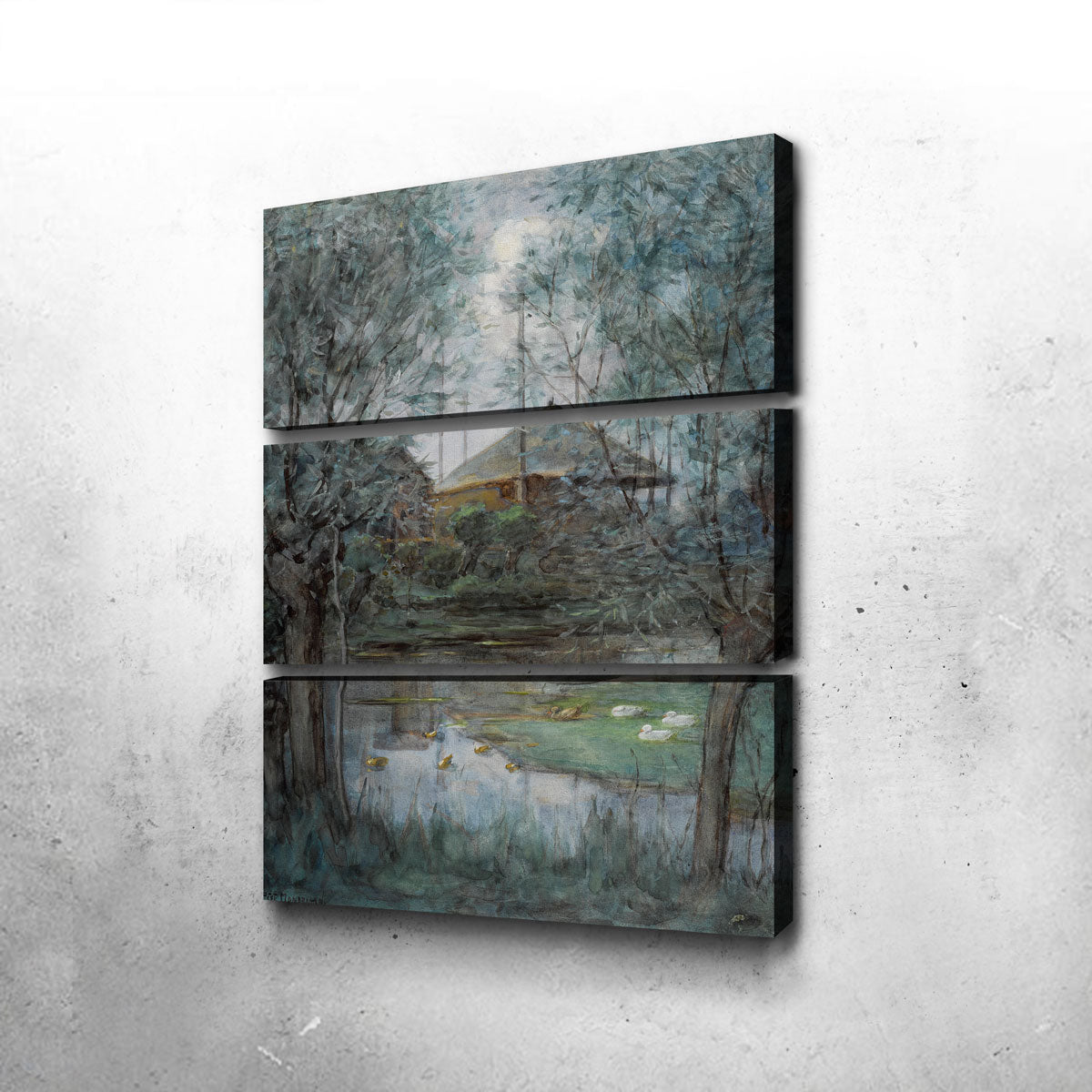 Hooischelf Piet Mondriaan Wall Art - Premium Handmade Canvas Print