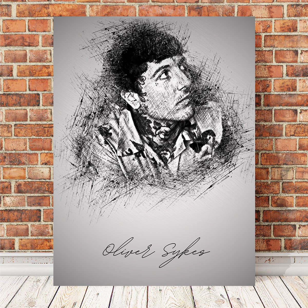Oliver Sykes Inspired Wall Art - Stunning Decor for Your Space