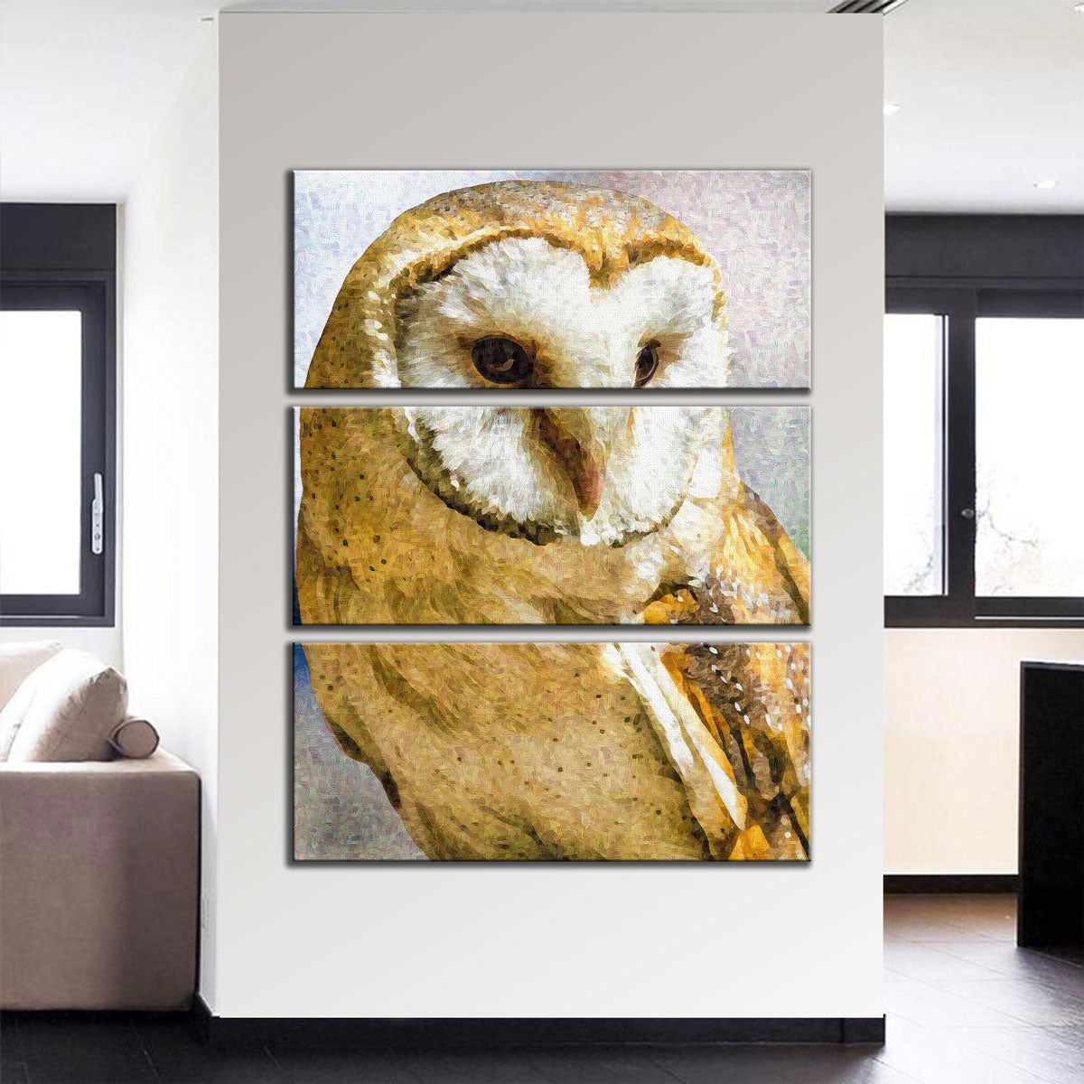 Exquisite Barn Owl Wall Art by Denise Dundon