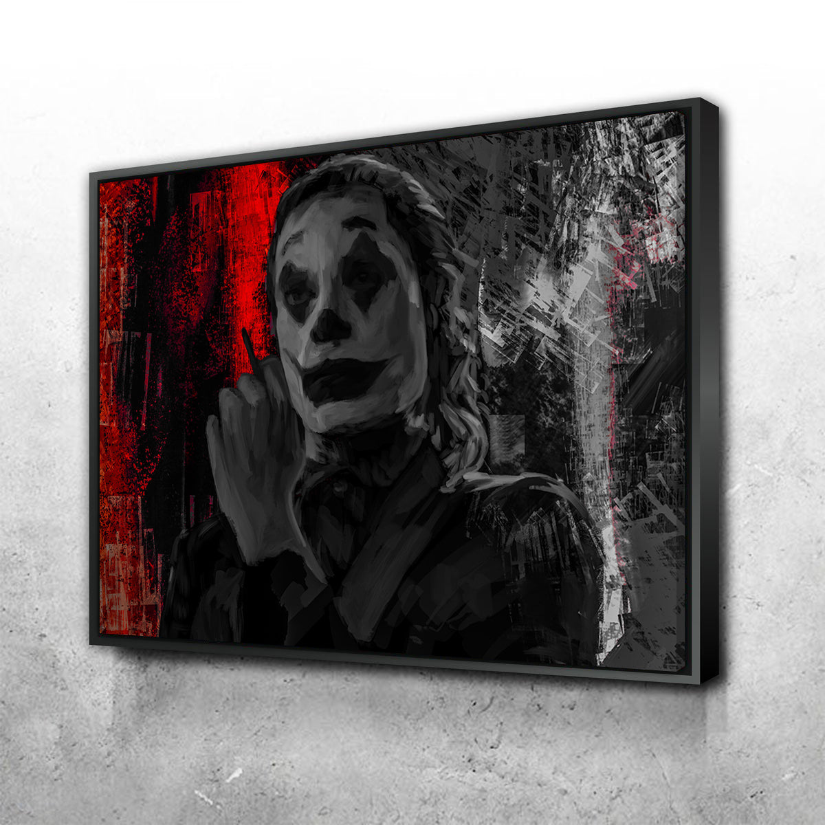 Eye - Catching Smoking Joker Wall Art by Andy Brackpool