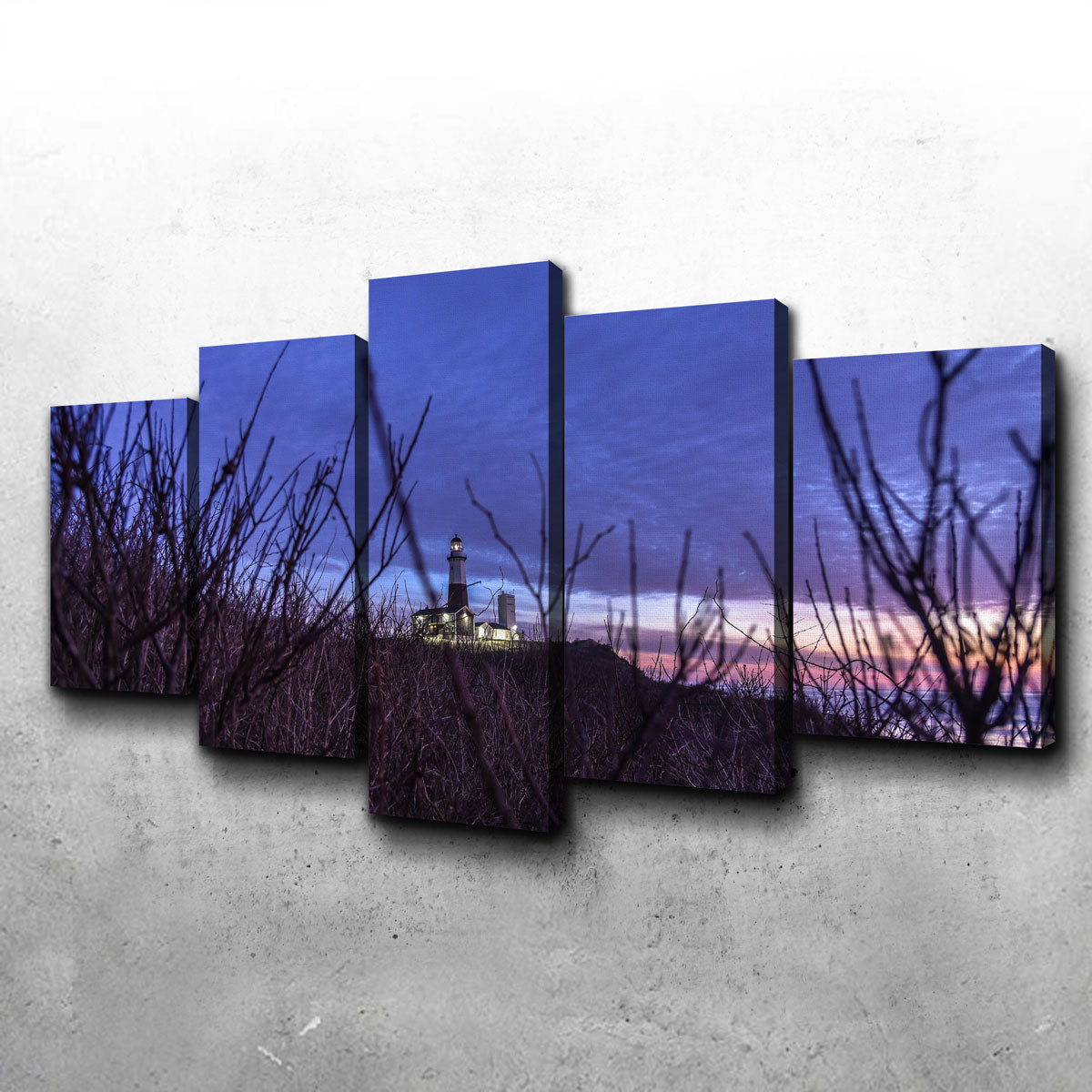 Stunning Montauk Lighthouse Wall Art by Dennis Maida