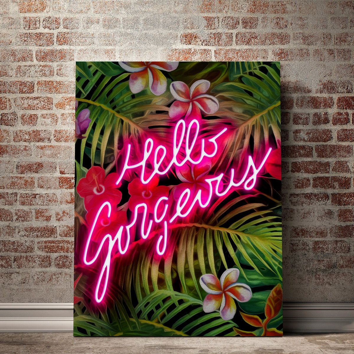 Stunning Hello Gorgeous Wall Art by Frank Amoruso