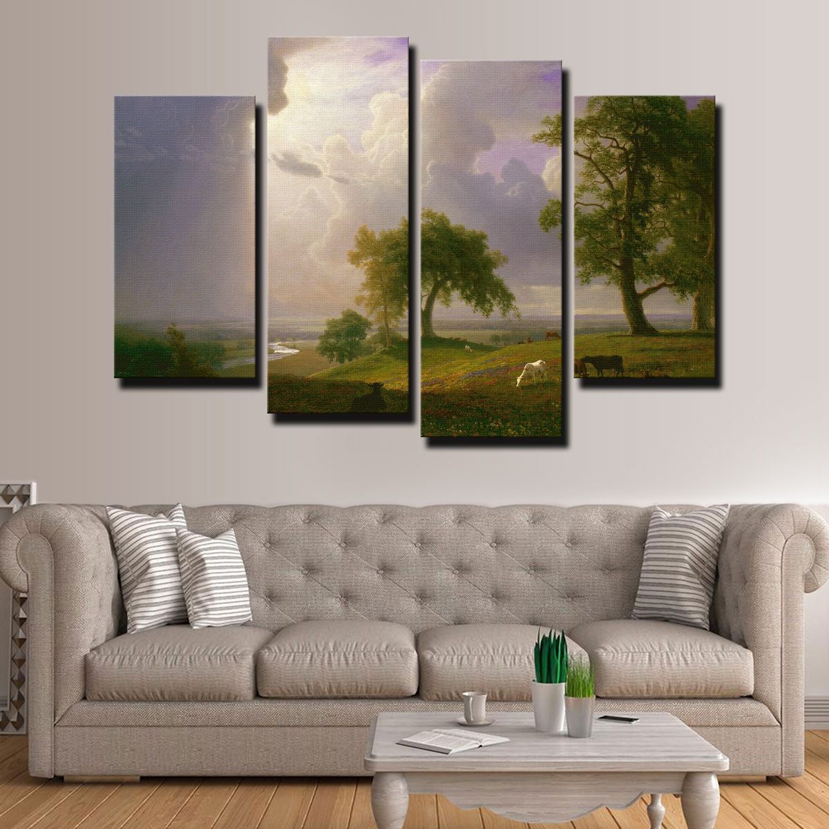 Stunning California Spring Wall Art by Albert Bierstadt
