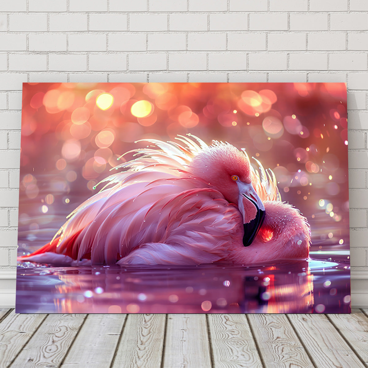 Gorgeous Pink Flamingo Art Print