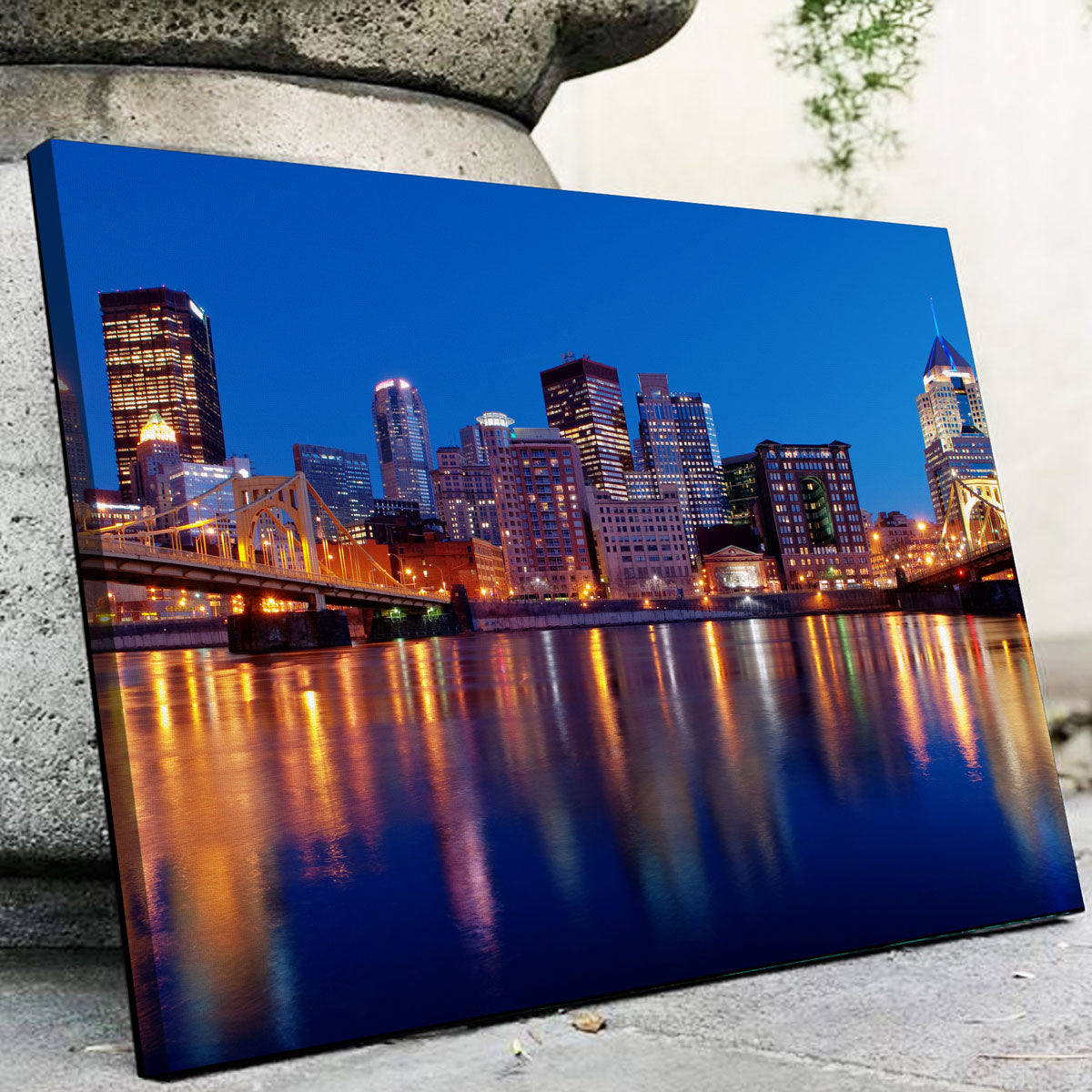 Enchanting Pittsburgh at Night Wall Art for Stunning Home Decor