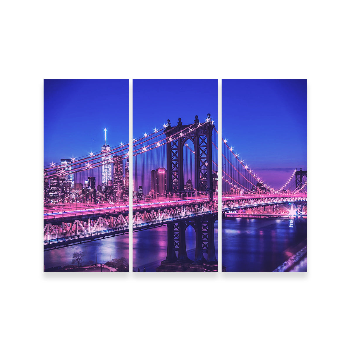 Stunning New York Manhattan Bridge Wall Art by Dina Rolle