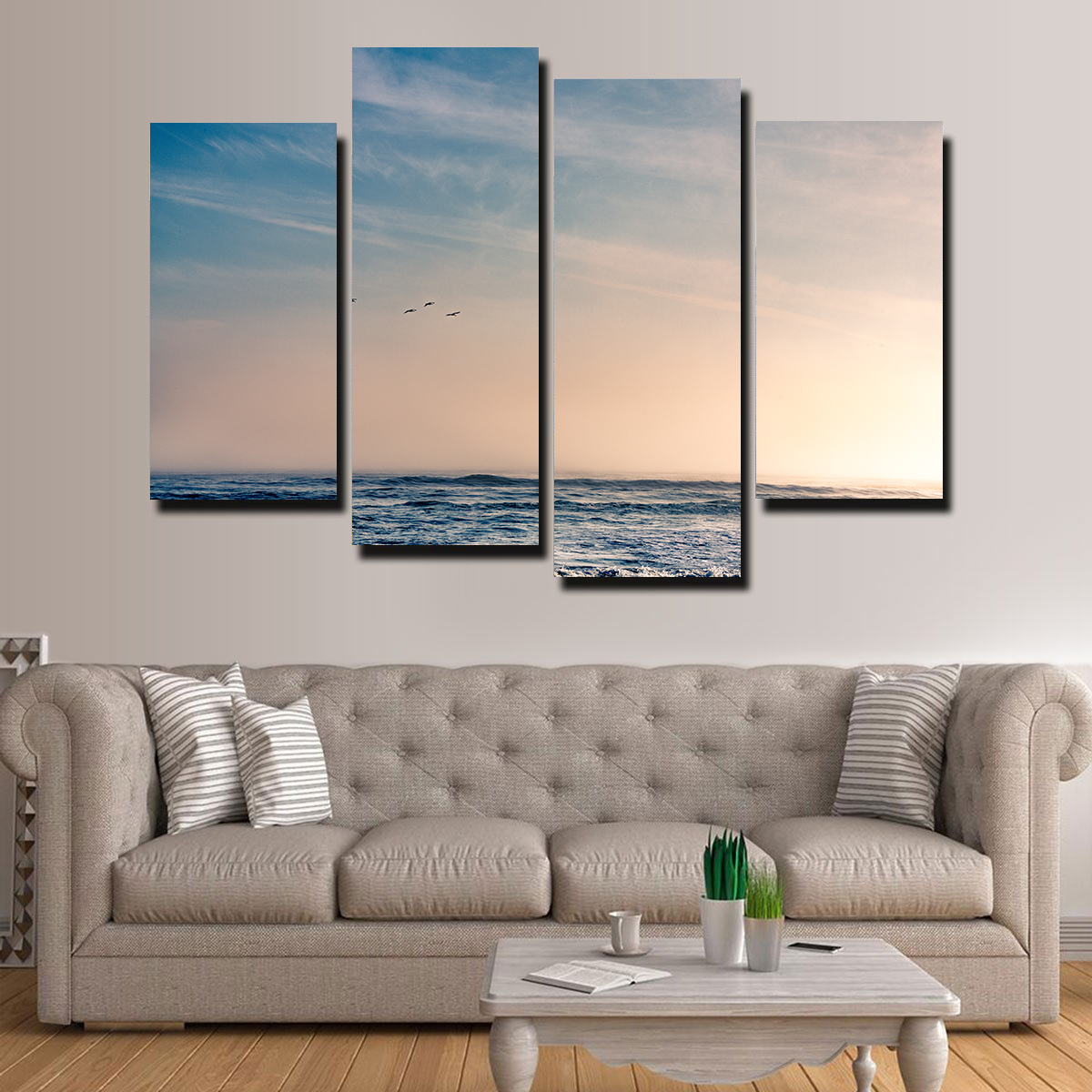 Gorgeous Pelican Sunset Wall Art by Kyle Sherry