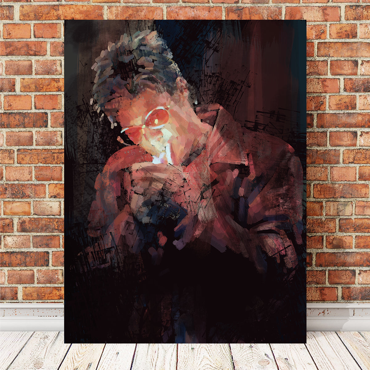 Stunning Smoking Tyler Wall Art by Andy Brackpool
