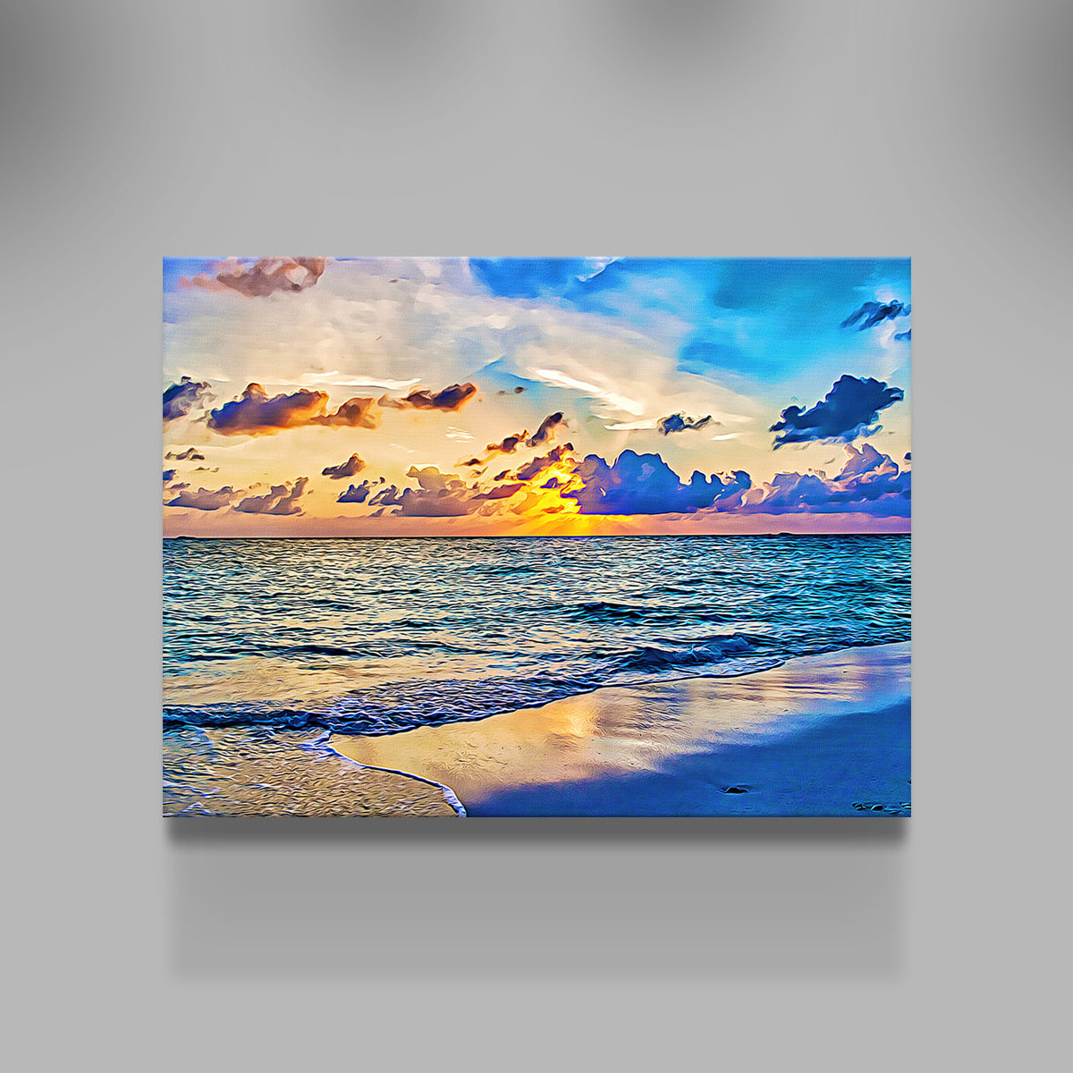 Stunning Azure Sunset Wall Art by Denise Dundon
