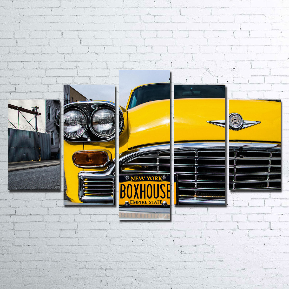 Stunning NY Cab Wall Art by Dennis Maida