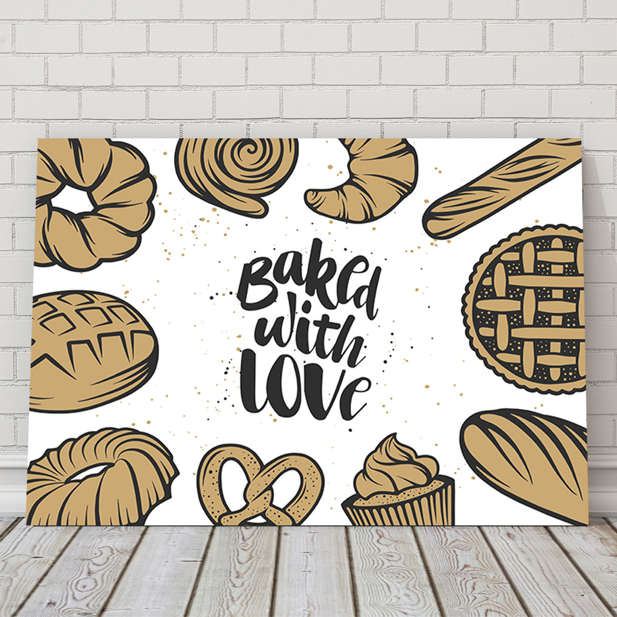 Exquisitely Baked With Love Wall Art for Home Decor