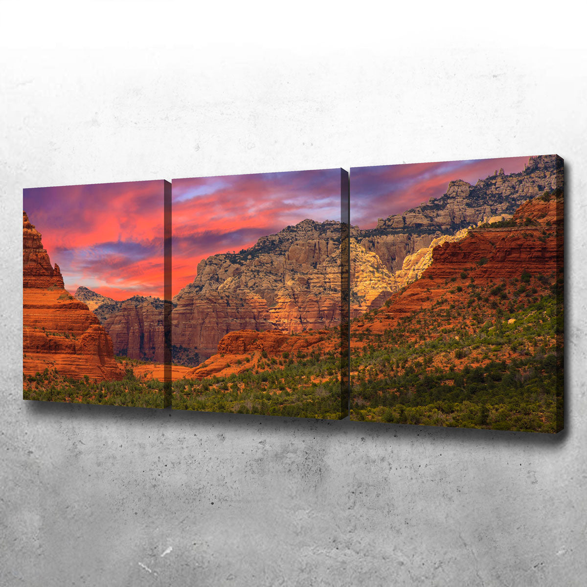 Stunning Sedona Sunset Wall Art for Home Decor