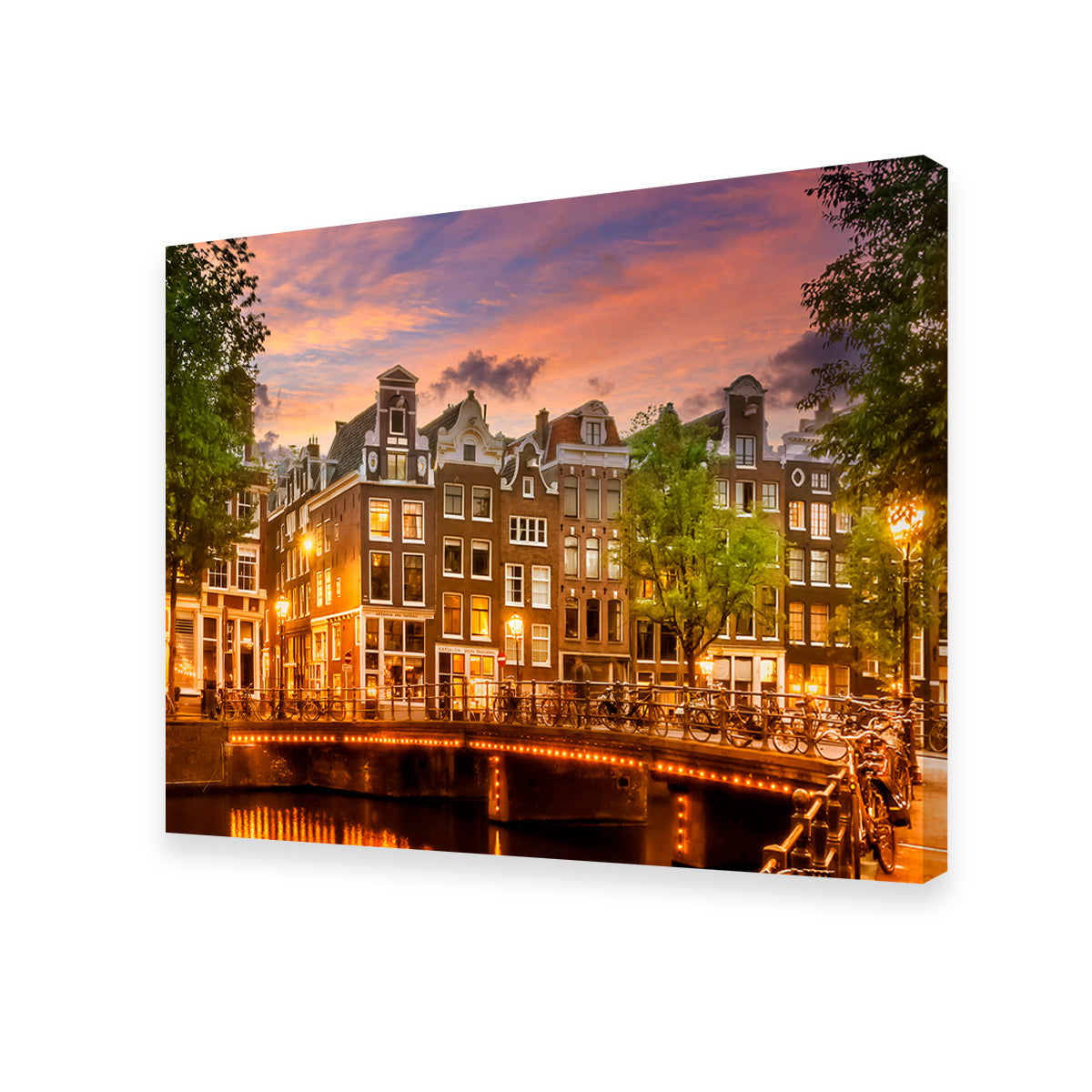 Exquisite Amsterdam Impression From Singel Wall Art by Melanie Viola