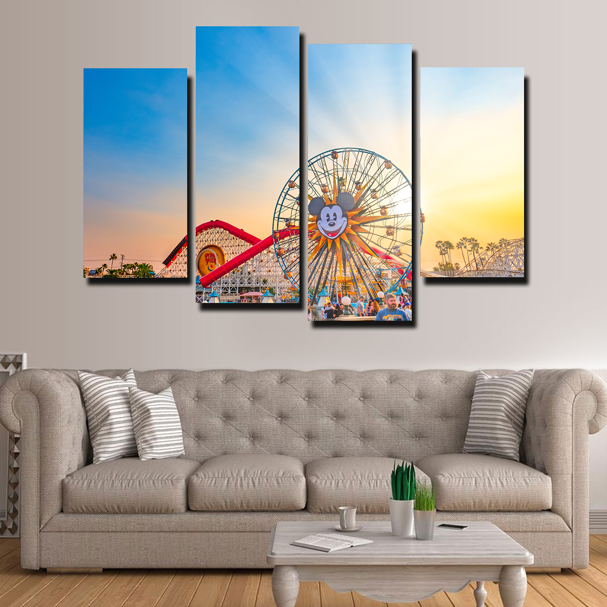 Stunning California Adventure Sunset Wall Art for Your Home Decor