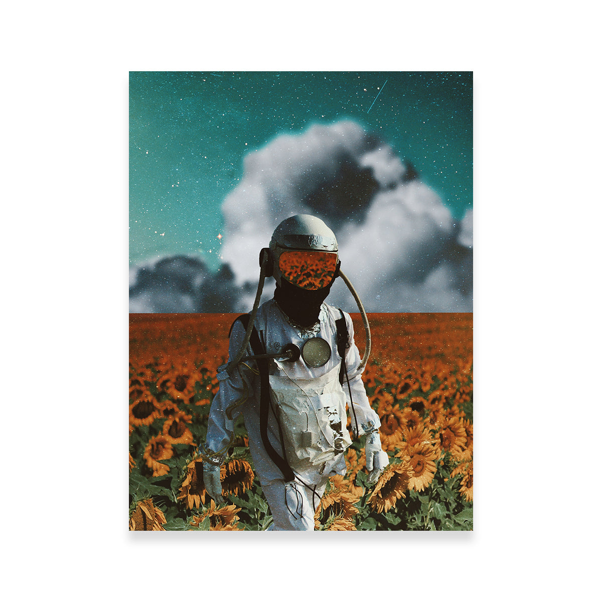 Stunning Astro Sun Flower Wall Art by RAPart