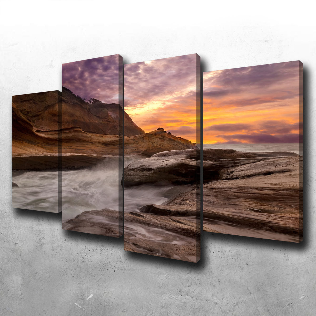 Stunning Cape Kiwanda Wall Art - Handmade Museum-Quality Canvas Print