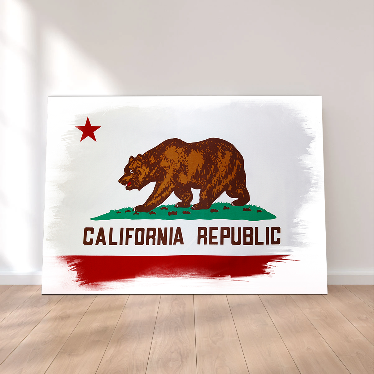 Stunning California State Flag Wall Art for Your Home Decor