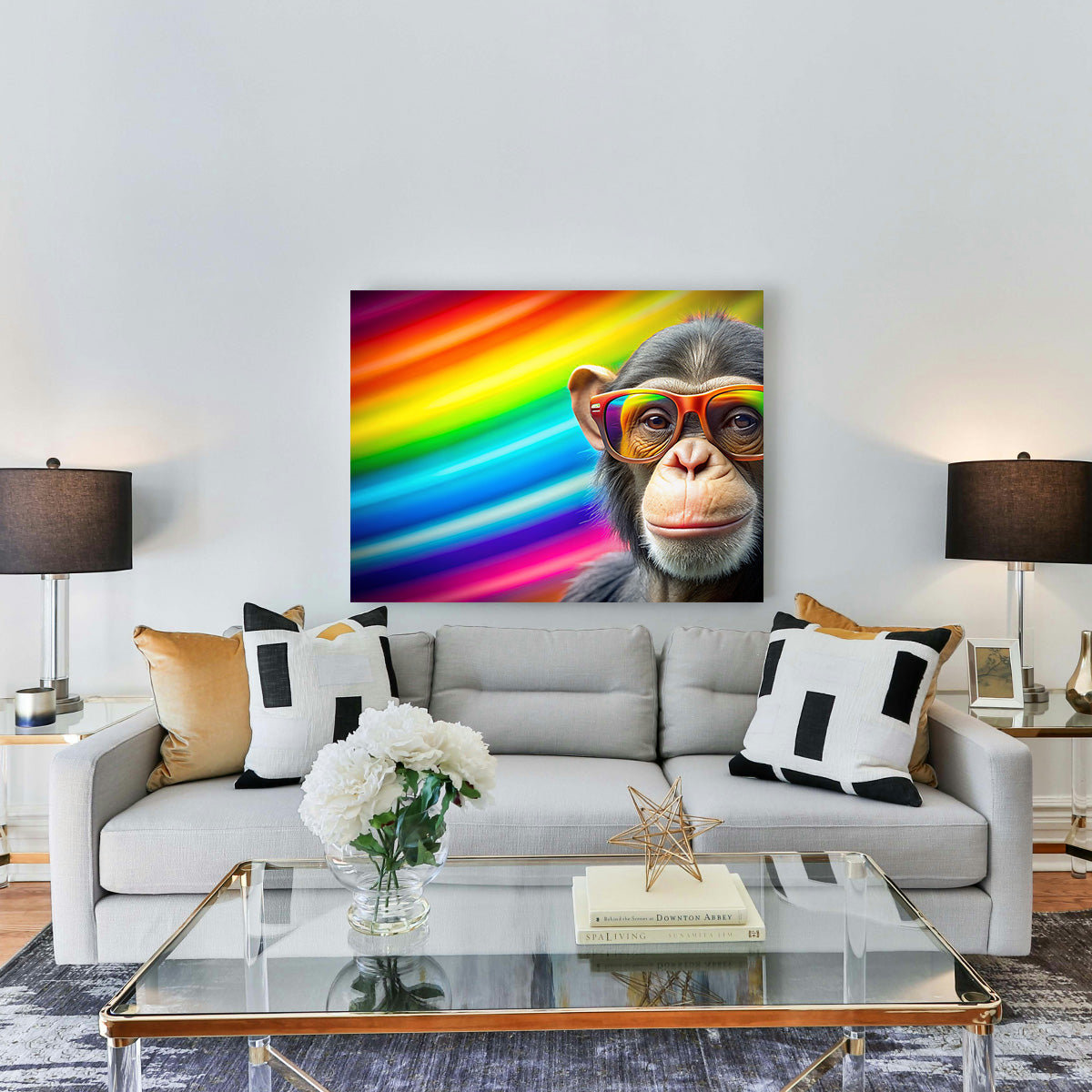 Vibrant Monkey Color Wall Art for Stunning Home Decor