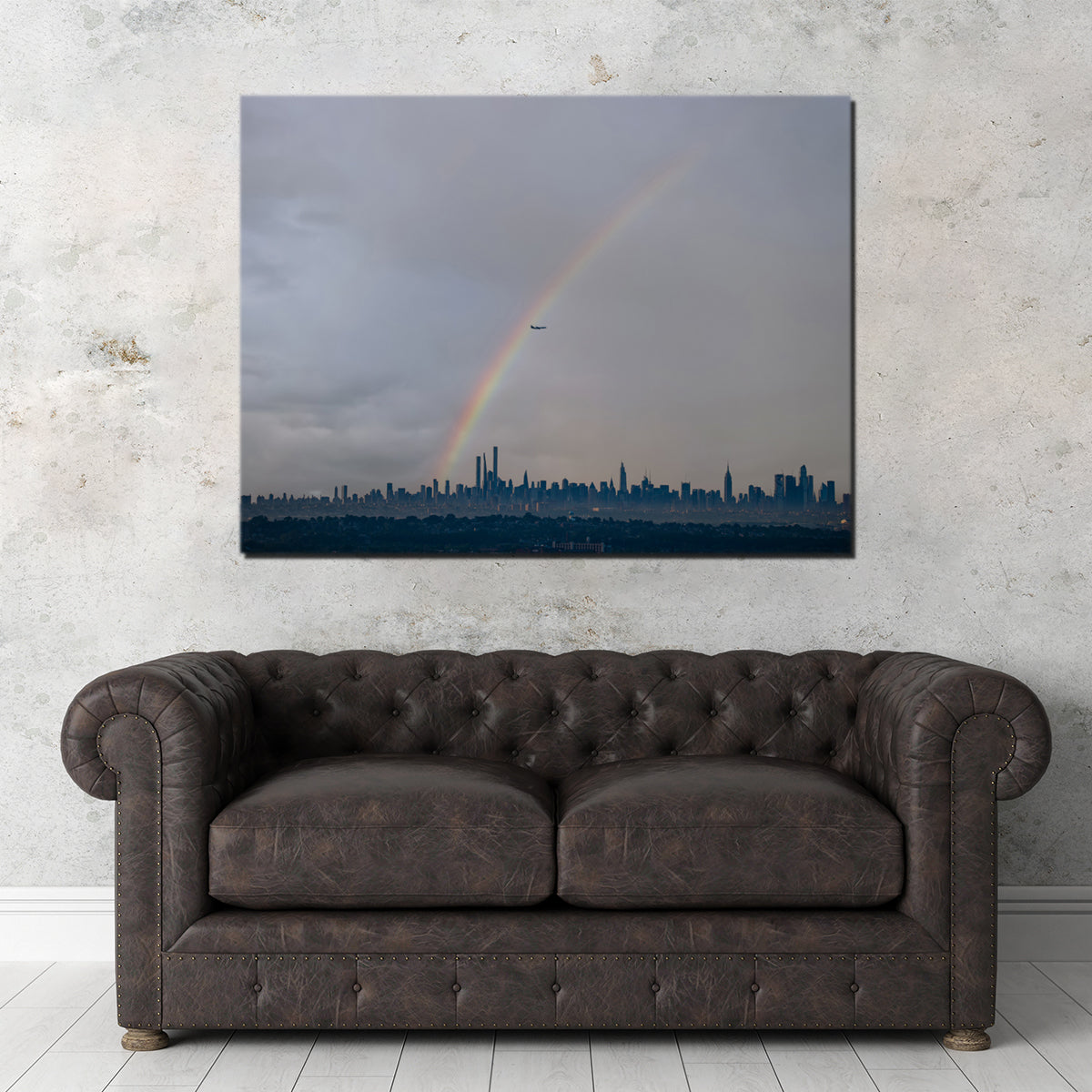 Stunning NYC Rainbow 2 Wall Art by Dennis Maida