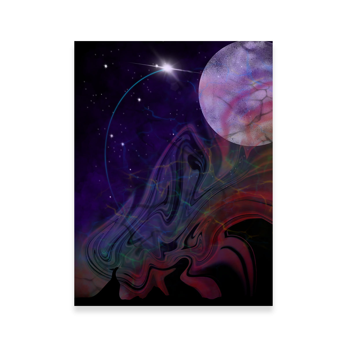 Exquisite Nebula Wall Art by JPS Darko Art