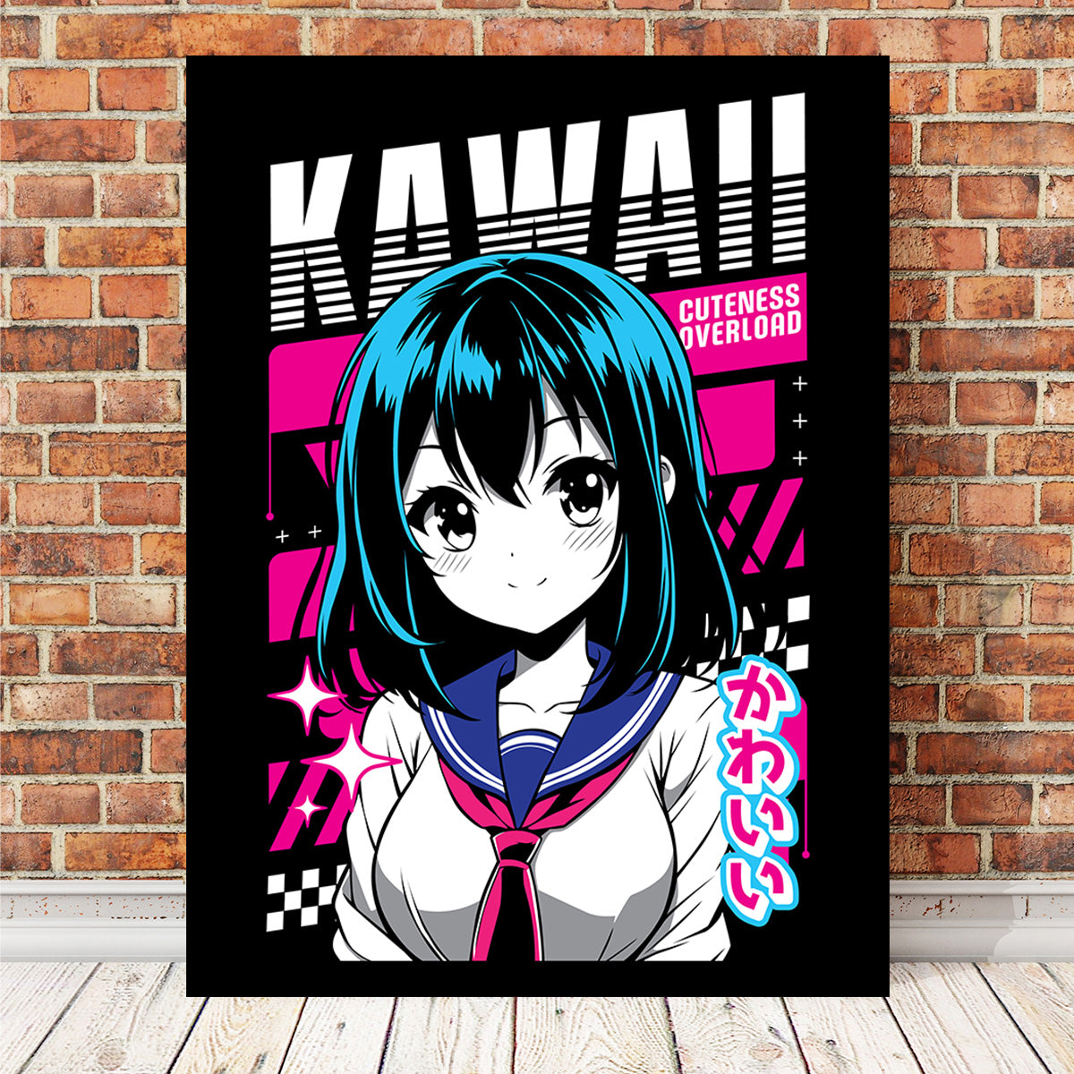 Eye - Catching Anime Girl Poster for Your Wall Decor