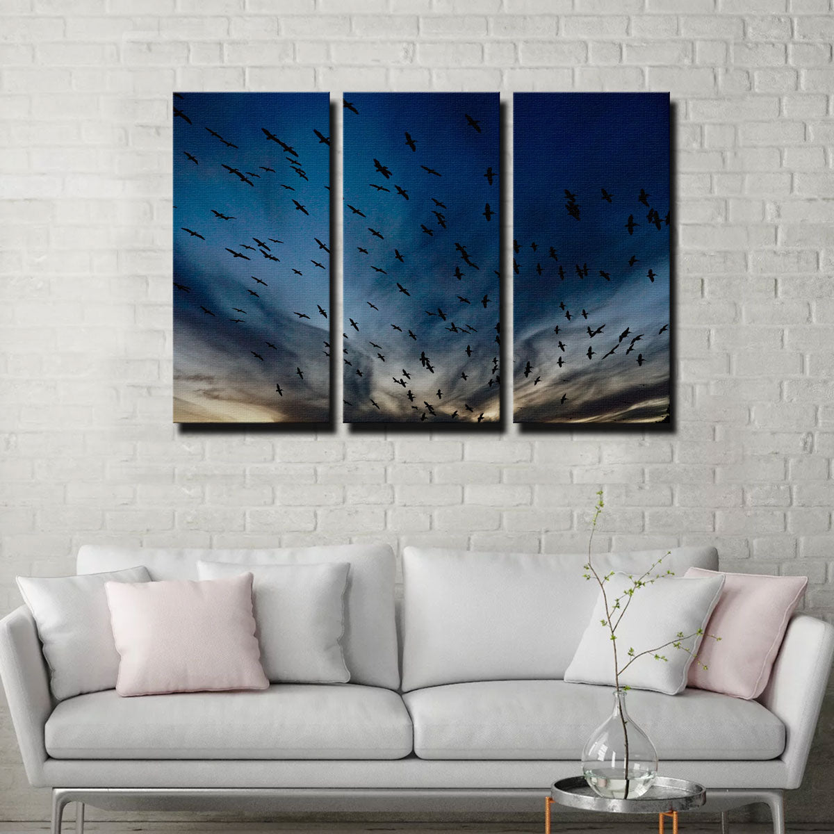 Stunning Pelican Migration Louisiana Wall Art by David Campbell