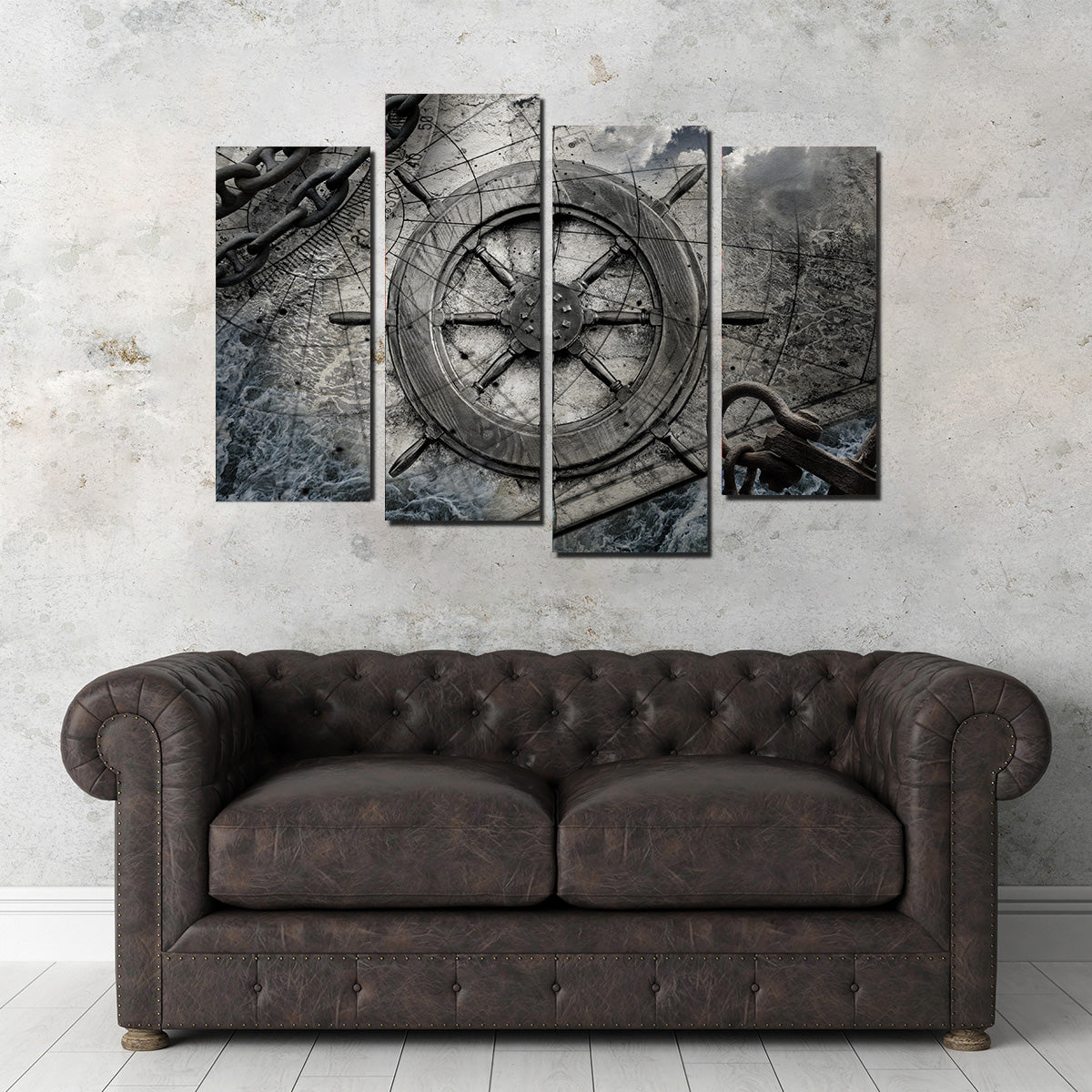 Stunning Helm and Chains Wall Art for Your Home Decor