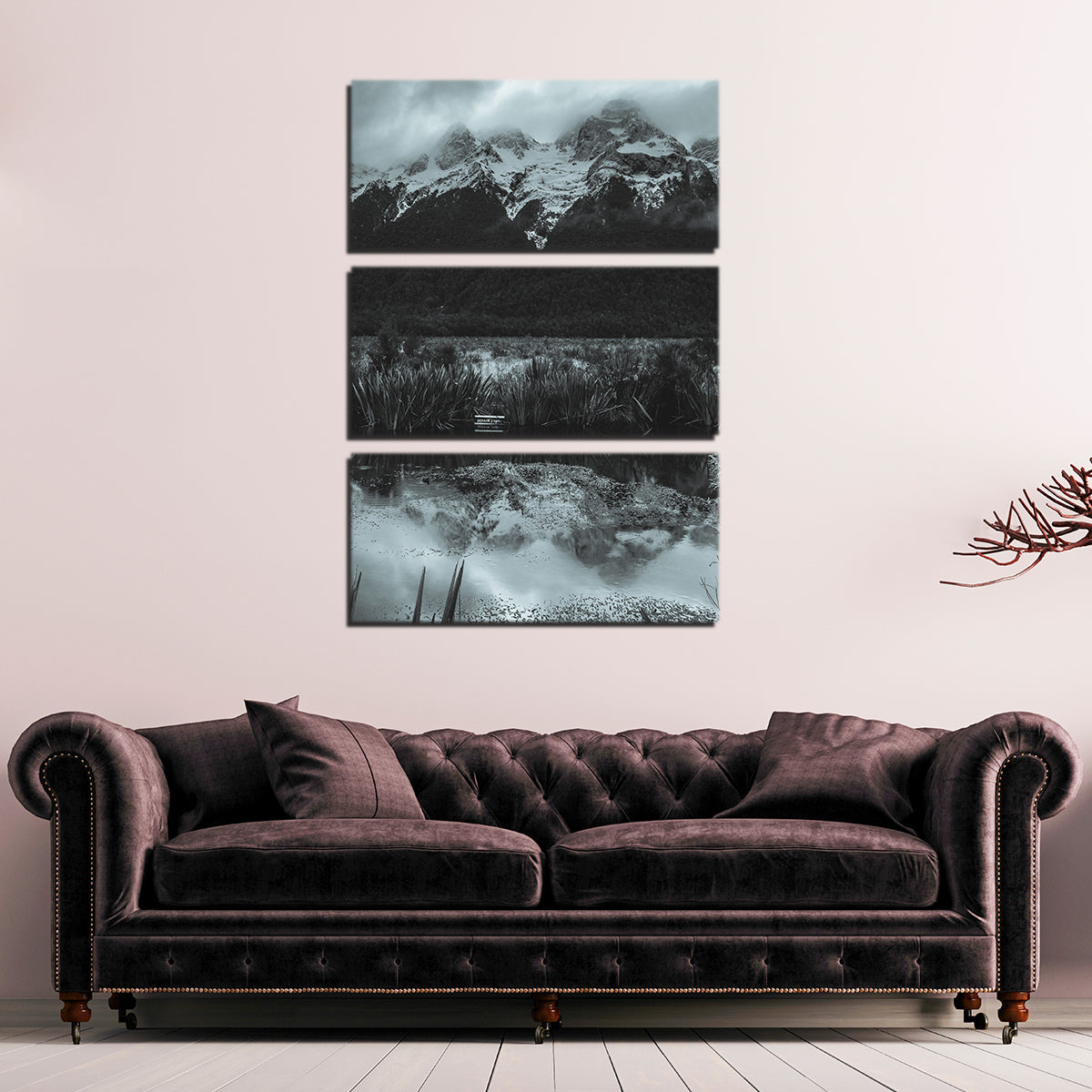 Stunning Mirror Lakes Wall Art by Mike Cotton