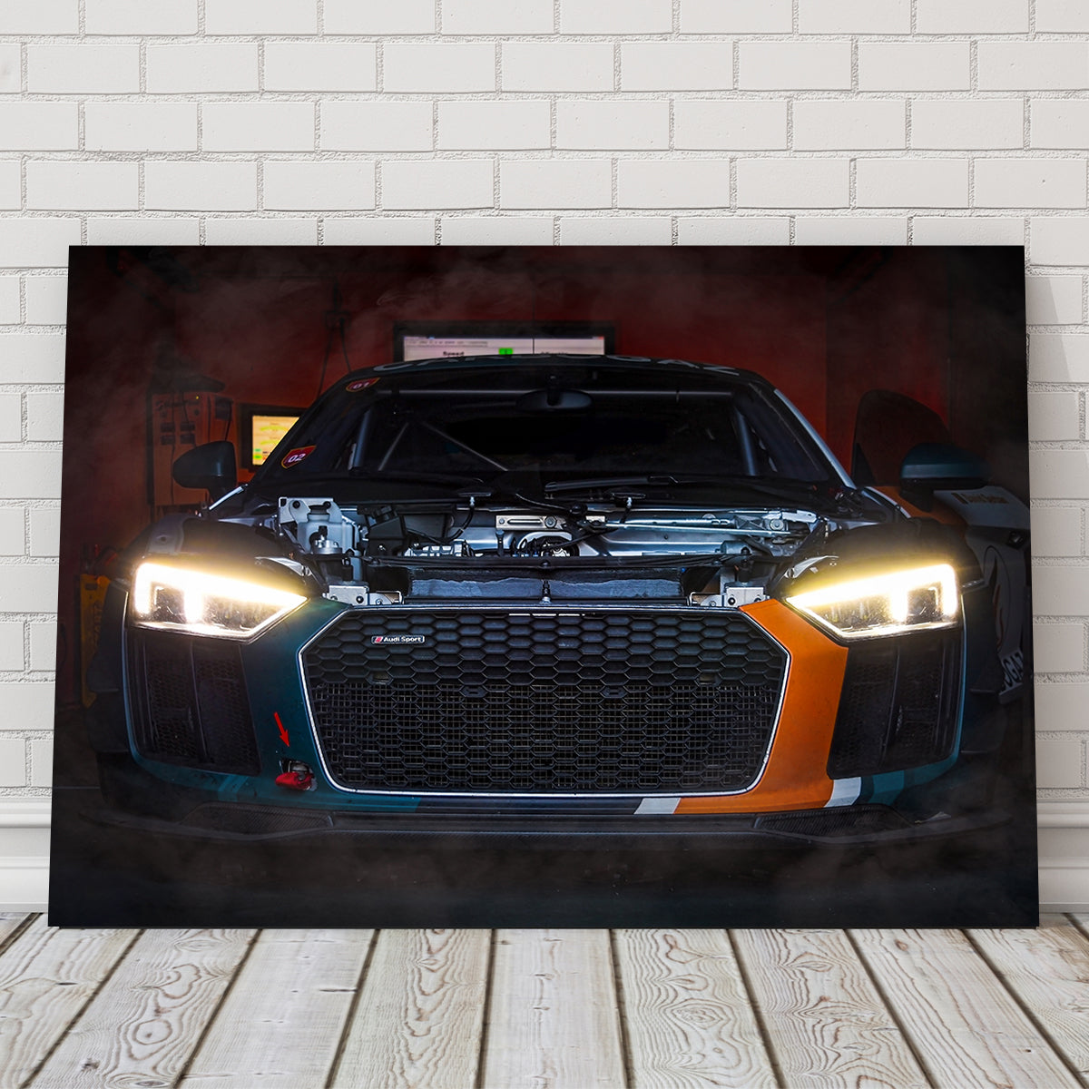 High - Quality Audi R8 Racing Wall Art by George Sorin