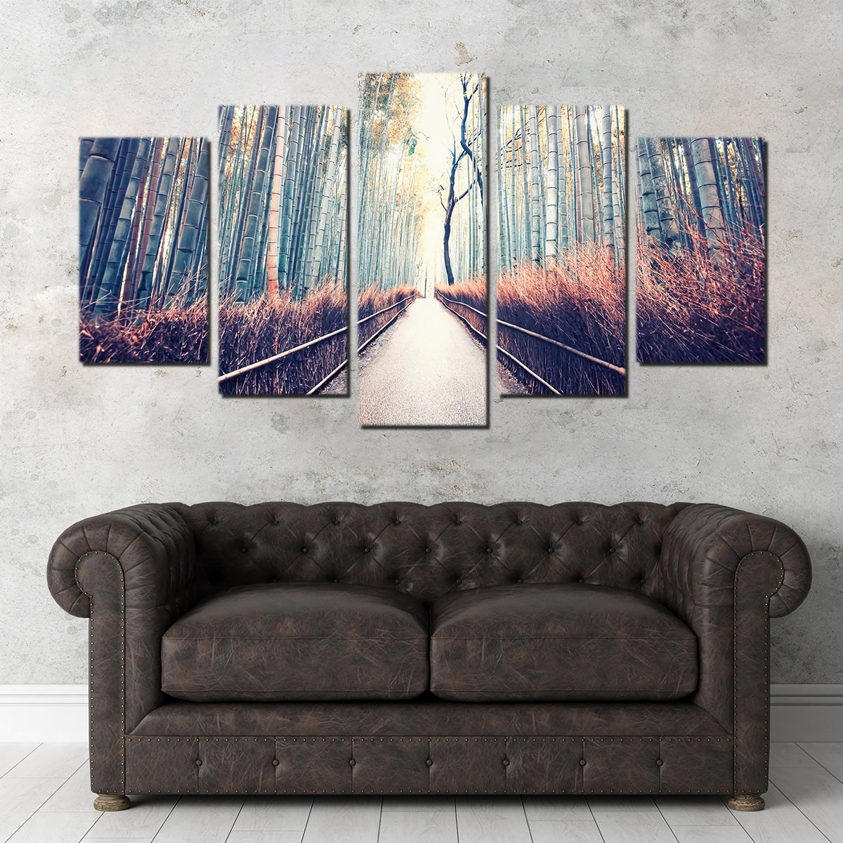 Exquisite Bamboo Forest Wall Art by Manjik Pictures