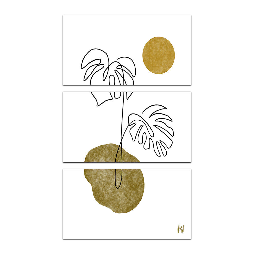 Stunning Monstera Leaves Wall Art by Birch & Ink Sisters
