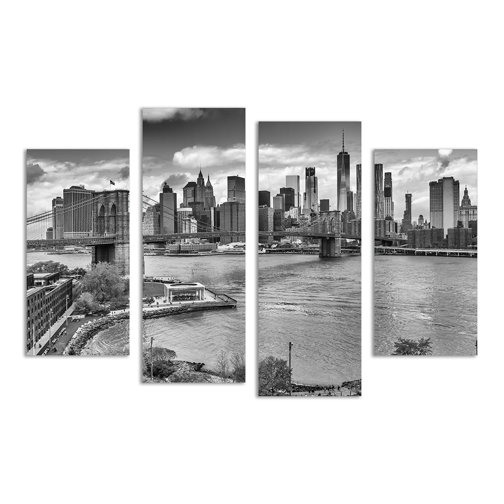 Stunning NYC View from Manhattan Bridge Wall Art by Melanie Viola