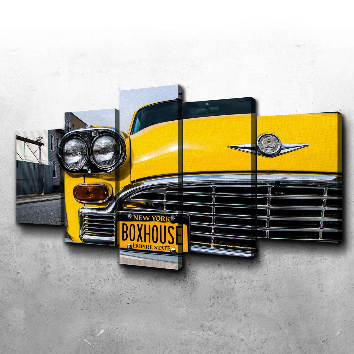 Stunning NY Cab Wall Art by Dennis Maida