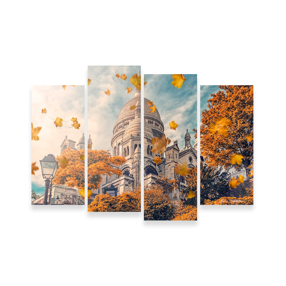 Autumn In Montmartre Stunning Wall Art - Ideal Decor Piece